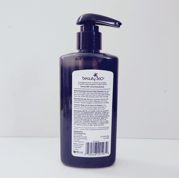 ⭐4/$15 Beauty 360 Deep Cleansing Charcoal Facial Cleanser - Picture 2 of 4